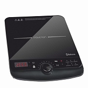 Плитка индукционная Sakura SA-7163 (1 конфорка/ Стеклокерамика/ 2000 Вт/ Чёрный) Чёрный