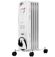 Масляный радиатор AC ELECTRIC AOH/BM-05BW (1000 Вт, площадь - 15 м², термостат)