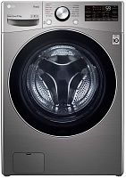 Стиральная машина LG F0L9DYP2S (77см / 15кг / 1400об / пар / AI DD / Steam / TurboWash™ 360˚ / Wi-Fi / A+++ / Серебро)