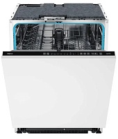 Машина посудомоечная встраиваемая 60 см Haier HDWE14-593RU (14 комплектов / 2 полки / расход воды - 11 л / Aquastop / А)