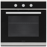 Духовой шкаф KRONA ESSENZA 60 S G2 (68 л / до 260 °C / Чёрный+нерж. сталь / Традиционная очистка / Гриль / Рельефные направляющие / А) Чёрный