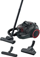 Пылесос Bosch Serie 2 BGS21POW2 (700 Вт, контейнер 2 л, чёрный/красный, турбощётка) Чёрный