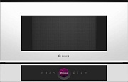 Микроволновая печь встраиваемая Bosch BFL7221W1 (Serie8 / Белый / 21л / ширина - 59,4 см / 900Вт / Autopilot7)