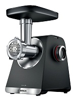 Мясорубка Bosch MFWS660B (2100 Вт/ 3,5 кг/мин/ корпус - пластик, металл/ реверс/ 10 насадок / чёрный)