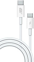 Кабель Borasco Type-C - Type-C, 1м, (65W), Белый