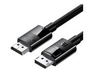 Кабель Displayport - Displayport Ugreen DP 114, DP v1.4 8K@60Hz, вилка-вилка, длина - 1.5 метра Чёрный