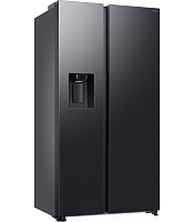 Холодильник Side by Side Samsung RS70F64KEF (Объем - 640 л / Высота - 178.4см / Чёрный / Total NoFrost / Mono Cooling / Wi-Fi / диспенсер)