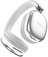 Беспроводные наушники Hoco W35 (время работы - 40 ч / Bluetooth 5.3), серебристые