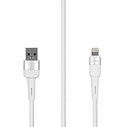 Кабель TFN ENVY Lightning - USB, плетеный, 1.2 метра, белый (C-ENV-AL1MWH) Белый