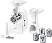 Мясорубка Bosch MFW3X14W (2000 Вт/ 2,5 кг/мин/ реверс/ белый)