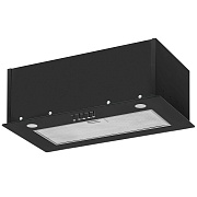 Вытяжка полновстраиваемая KRONA ARVEN 500 BLACK PB V2 (1050 м³/ч / 125 Вт / LED освещение 2x3 Вт/ ширина - 50 см / чёрная) Чёрный