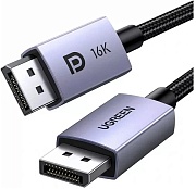 Кабель Displayport - Displayport Ugreen DP 118 (15384), DP v2.0 16K@30Hz, вилка-вилка, длина - 2 метра