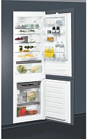 Холодильник встраиваемый Whirlpool ART 6711 SF2 (Объем - 273 л / Высота - 177 см / Слайдерное крепление фасадов / A++ / Белый / капельная система)