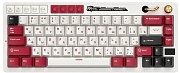 Беспроводная игровая клавиатура Royal Kludge RK M65, (65%/Механическая/Беж.свитчи), Белая/Красная