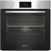 Духовой шкаф Indesit IBFTE 3644 IX (72 л / до 280 °C / Нерж. сталь / Паровая очистка / Гриль / Съемные направляющие / А)