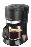 Кофеварка капельная Sakura SA-6117BK (используемый кофе - молотый / 700 Вт / 1.2 л)