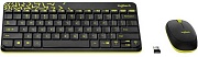Беспроводной комплект клавиатура+мышь Logitech MK250, (Полноразмерная/1000 dpi/BT), Черная