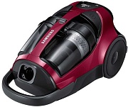 Пылесос Samsung VCC885HH3P (2200/430 Вт, контейнер 2л, красный, ручка Easy Grip с управлением)