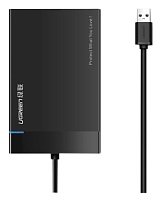 Внешний бокс Ugreen US221 (30847) 2.5 Inch Hard Drive Box с кабелем USB 3.0. Длина кабеля: 30 см. Цвет: черный заполнить 