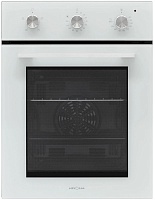 Духовой шкаф KRONA LINDE 45 WH (Узкий, 45 см / 45 л / до 260 °C / Белое стекло / Формованные направляющие / Гриль / А)
