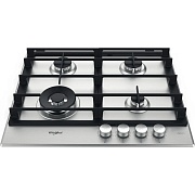Поверхность газовая Whirlpool AKWL 628 IXL (Нерж. сталь / 4 конфорки / Чугунные решетки / iXelium / Электроподжиг / Газ контроль) Нержавеющая сталь