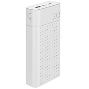 Портативная батарея TFN Astero PD (20W PD/ Quick Charge) 20000мАч, белая Белый