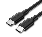 Кабель Type-С - Type-С Ugreen US286, длина - 1.0 метр, черный (50997)