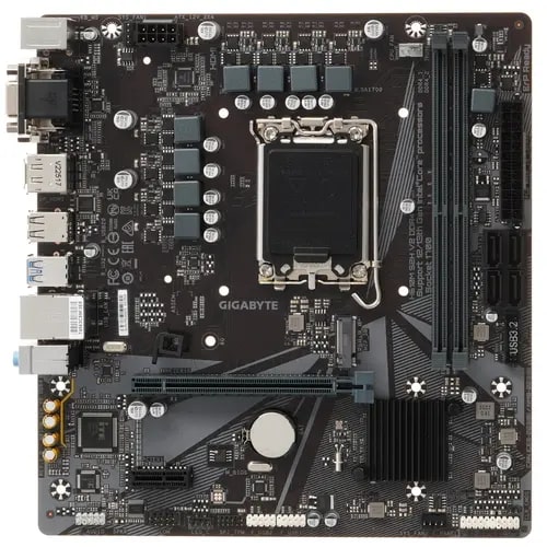 Материнская плата GIGABYTE H610M S2H V2 DDR5, 2DDR5,1PCI-E16, 1xPCI-E x1,1M2,4SATA,4USB2, 2USB3, HDMI,VGA,DP,DVI