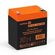 Батарея 12V/ 5,0Ah ExeGate HR 12-5 (12V 5Ah 1221W, клеммы F1) EX285949RUS 