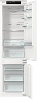 Холодильник встраиваемый Gorenje NRKI519E41 (G400 / Объем - 284л / Высота - 193,2см / Белый / Слайдерное крепление фасадов / NoFrost Dual)