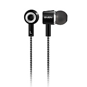 Наушники с микрофоном SVEN E-109M для мобильных устройств black-grey 