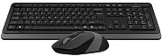 Беспроводной комплект клавиатура+мышь A4Tech Fstyler FG1010, (Полноразмерная/2000 dpi/2.4), Черный 