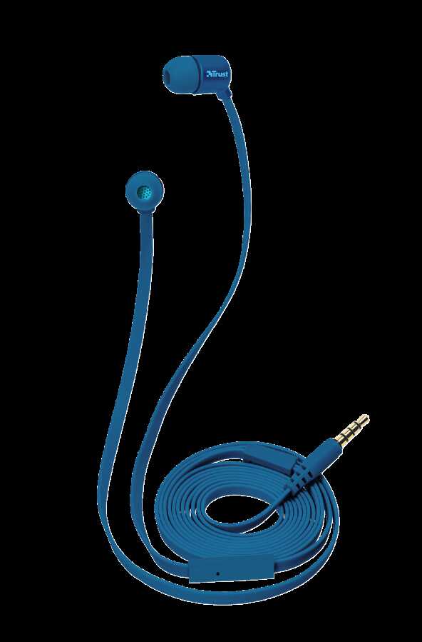 Наушники  TRUST Duga Inear Headphones - navy blue арт. 19880