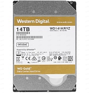 Жесткий диск 14 000Gb WD Gold 512MB 7200rpm  WD141KRYZ  для серверов и ЦОД (вскрытый антистатический пакет)