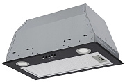 Вытяжка полновстраиваемая KRONA ADEL 600 BLACK PB (780 м³/ч / 65 Вт / LED освещение 2x1,5 Вт/ ширина - 52.5 см / чёрная)