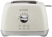 Тостер Gorenje T900RL (1000 Вт/ тостов - 2/ подогрев, размораживание/ белый)