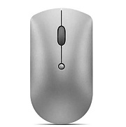 Беспроводная мышь Lenovo 600 Bluetooth Silent, (Bluetooth/Радиоканал/2400 dpi/Бесшумная), Серебристая