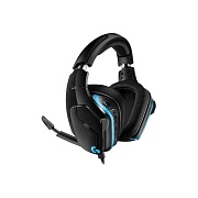 Игровые наушники с микрофоном Logitech G635 с поддержкой объемного звука 7.1 и подсветкой LIGHTSYNC (981-000750) подходит к Xbox, PS Чёрный