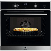Духовой шкаф Electrolux EOD5F71X (SteamBake 600 / 72л / до 275°C / Чёрный+нерж. сталь / Катализ / телескоп. напр. x1)