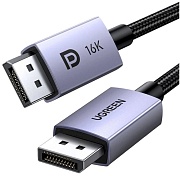 Кабель Displayport - Displayport Ugreen DP 118 (25862), DP v2.0 16K@30Hz, вилка-вилка, длина - 3 метра