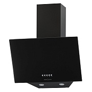 Вытяжка наклонная KRONA HELGA 500 black PB (950 м³/ч / 100 Вт / LED освещение 2x1 Вт / ширина - 49.6 см / чёрный / стекло) Чёрный