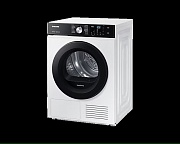 Сушильная машина с тепловым насосом Samsung DV90BBA245AELE (DV5000B / 60 см / 9кг / Hygiene Care / Wrinkle Prevent / AI Control / A+++) Белый
