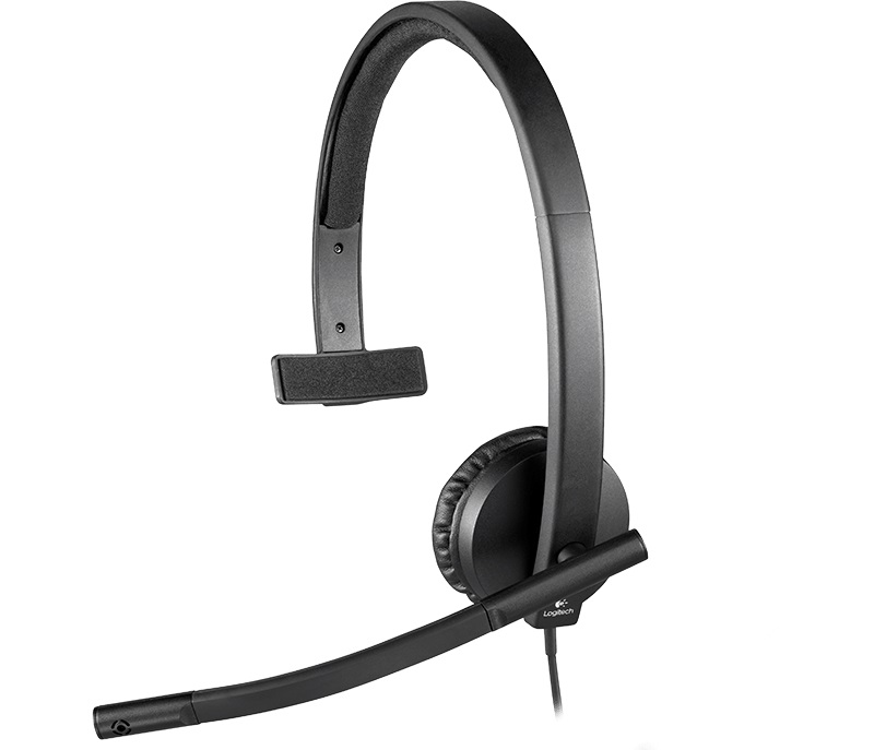 Беспроводные наушники с микрофоном Logitech H820e Wireless Headset Stereo Black (981-000517)