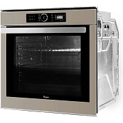 Духовой шкаф Whirlpool AKZM 8420 S (73 л / до 250 °C / Шампань, стекло / Гидролиз / Гриль / Телескоп. напр. / сенсорный экран / SoftClosing / A+) Шампань
