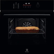 Духовой шкаф Electrolux EOF6P76BZ (SurroundCook 500 / 65 л / до 250°C / Чёрный, стекло / Пиролиз / телескоп. напр. (x1) / SoftClose) Чёрный