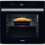 Духовой шкаф Whirlpool W6 OM4 4S1 H BL (73 л / до 250 °C / Чёрное стекло / Гидролиз / Гриль / Телескоп. напр. / SoftClose / A+) Чёрный