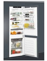 Холодильник встраиваемый Whirlpool ART 8810 SF (Объем - 273 л / Высота - 177 см / Слайдерное крепление фасадов / A++ / Белый / капельная система) Белый
