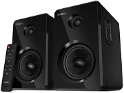 Колонки 2.0 SVEN SPS-730 / 50W / Питание - 220В / Аудиовыход на наушники / Bluetooth / Optical-in / Чёрный / корпус - дерево (MDF)