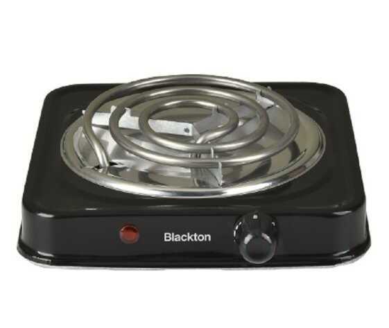Плитка электрическая BLACKTON BT HP102B (1 конфорка / нержавеющая сталь / спираль / мощность 1000 Вт / черный)