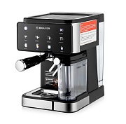 Кофеварка рожковая Brayer BR1147 (1350 Вт / 20 бар / 1,5 л / автоматический капучинатор)